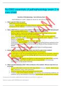 Nur2063 essentials of pathophysiology exam 2 re view sheet&Tab; 