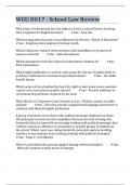 WGU D017 - School Law Review