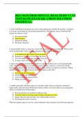  2023 &lbrack;NGN&rsqb; HESI MENTAL HEALTH RN V1-V3 TEST BANK EXAM Q& A BEST SOLUTION GRADED A&plus;&period;