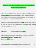 WGU D152 Inclusive Classroom Exam 2023  questions and answers&rcub; &lpar;2022&sol;2023&rpar; &lpar;verified answers&rpar;