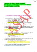  2023 &sol;2024 &lbrack;NGN&rsqb;ATI FUNDAMENTALS PROCTORED EXAM RETAKE GUIDE COMPLETE QUESTIONS AND ANSWERS