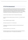 C715 Pre-Assessment Review Questions With Answers