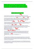 NBME CBSE ACTUAL TEST QUESTIONS AND ANSWERS TEST BANK &lpar;USMLE step 1&rpar; Medical Examination &lpar;COMPLETE SOLUTION RATED A&rpar;
