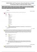 NRNP 6670 Week 6 Mid-term Exam &lpar;100&percnt; Correct Summer QTR&rpar; Accurate Questions and Answers for July 2023