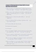 Lesson 1 CTR Exam Review Rated 100&percnt; Correct Questions And Answers&period;