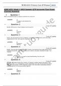 NURS 6551 Week 1 2023 Summer QTR Accurate Final Exam (Correct Answers)