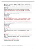 Portage Learning&comma; BIOD 121 Nutrition &ndash; Module 2 Problem Set