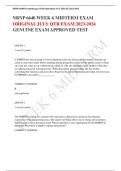 NRNP 6640 WEEK 6 MIDTERM EXAM ORIGINAL JULY QTR EXAM 2023-2024 GENUINE EXAM APPROVED TEST