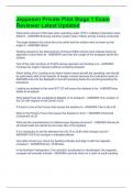 Jeppesen Private Pilot Stage 1 Exam Reviewer Latest Updated