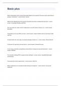 Basic plus exam 2023 with 100&percnt; correct answers