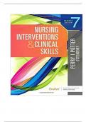 Test Bank for Nursing Interventions & Clinical Skills 7th Edition by Perry