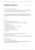 DAANCE module 5 exam 2023 with 100&percnt; correct answers