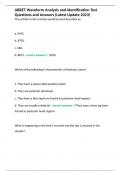 ABRET Waveform Analysis and Identification Test Questions and Answers &lpar;Latest Update 2023&rpar;