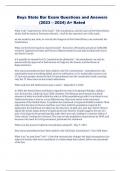 Boys State Bar Exam Questions and Answers &lpar;2023 &ndash; 2024&rpar; A&plus; Rated