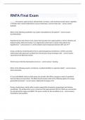 RNFA Final Exam 2023 with  100&percnt; correct answers