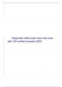 Diagnostic skills exam osce dse osce with 100 verified answers 2023