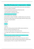 Ekg NHA Practice test 1-Answered-A&plus; Rated