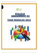 STA1510 ASSIGNMENT 02 YEAR MODULES 2023