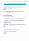 State Exam Nursing New Zealand &lpar;Solved&rpar;