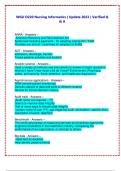 WGU D220 Nursing Informatics &lpar; Update 2023 &rpar; Verified Q & A