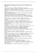ISSA Final Exam I Questions and Answers 2023 &ndash; 2024 100&percnt; out of 100&percnt; A&plus;