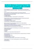 NBHWC &lpar;National Board for Health & Wellness&rpar; Exams Compilation BUNDLE
