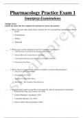 Pharmacology Practice Exam 1 Smartprep Examinations