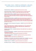 WGU D265 - WGU - CRITICAL THINKING - REASON AND EVIDENCE ALREADY GRADED A&plus;&vert;NEW&excl;&excl;