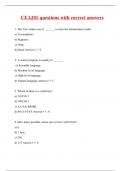 CEA201 questions with correct answers