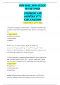  NEW 2023&lowbar;2024 NCLEX-PN TEST PREP QUESTIONS AND ANSWERS WITH EXPLANATIONS V1 PRACTICE EXAM 1 &lpar;STUDY MODE&rpar;