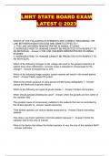LMRT STATE BOARD EXAM LATEST &commat; 2023