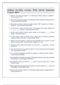 Indiana For-Hire License With Solved Questions Correct 100&percnt;