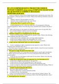 ATI RN COMPREHENSIVE PREDICTOR FORM B  NEWEST VERSION 2023-2024 COMPLETE EXAM WITH  180 QUESTION & CORRECT DETAILED  ANSWERS&vert; RN ATI COMPREHENSIVE PREDICTOR COMPLTETE &vert;AGRADE