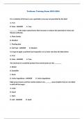 TruGreen Training Exam 2023-2024