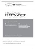 2015 PSAT NMQST PRACTICE TEST 1 WITH ANSWERS ANDEXPLANATIONS