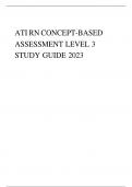 ATI RN CONCEPT-BASED ASSESSMENT LEVEL 3 STUDY GUIDE 2023