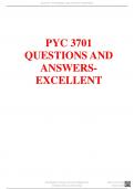 pyc 3701 exam questions and answers A grade