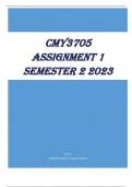 CMY3705 Assignment 1 2023