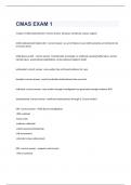 CMAS EXAM 1 2023 WITH 100&percnt; CORRECT ANSWERS