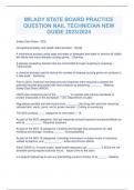 MILADY STATE BOARD PRACTICE QUESTION NAIL TECHNICIAN NEW GUIDE 2023&sol;2024