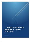 BIOD210 Genetics Module 3 Exam - Portage