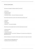FNP 2 exam 1 practice questions and 100&percnt; correct answers