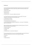 PSI FNP Practice questions and  correct answers 
