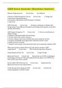 LEED Green Associate &lpar;Questions&sol;Answers&rpar;