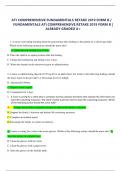 ATI COMPREHENSIVE FUNDAMENTALS RETAKE 2019 FORM B &sol;  FUNDAMENTALS ATI COMPREHENSIVE RETAKE 2019 FORM B &vert;  ALREADY GRADED A&plus;