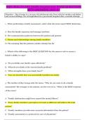 NUR HEALTH ASS Health Assessment EXAM QUESTIONS WITH ANSWERS 2023 A+