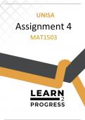 MAT1503 Assignment 4 2023