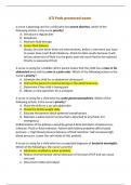 ATI Peds proctored exam.Revised study guide.