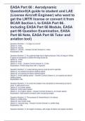 EASA Part 66 : Aerodynamic Question5(A guide to student and LAE (License Aircraft Engineer) who want to get the LWTR license or convert it from BCAR Section L to EASA Part 66.. Including EASA Part 66 Module, EASA part 66 Question Examination, EASA Part 66