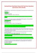 Rockwell Exam Real Estate Classes WA Final Exam Questions  and Answers with rationale&period;